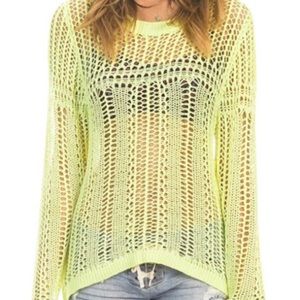 ✨ Billabong sweater lemon color yellow knit M